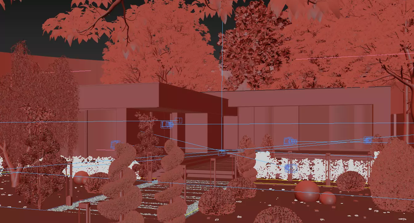 Modern Exterior design 3D model_4