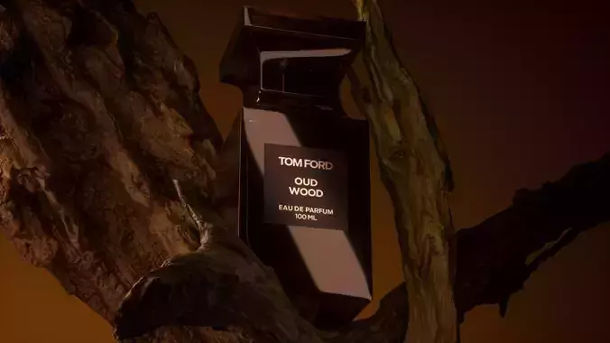 Tom Ford Perfume Product Scene Octane Render 3D model