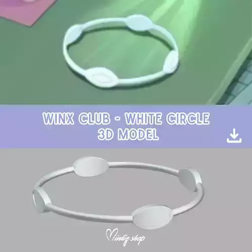 Inspired Winx Club White Circle