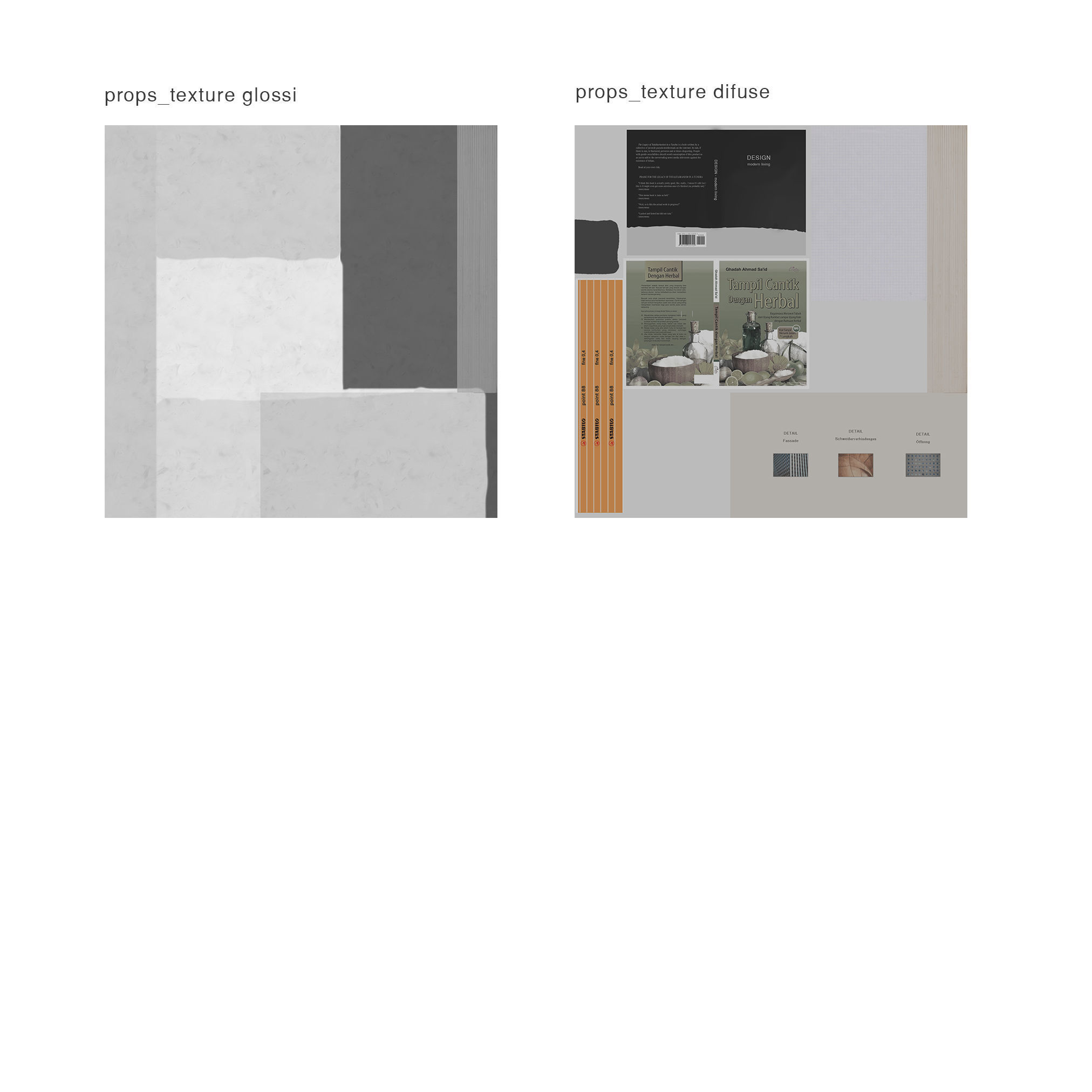 Work Desk Classic White 3D model_10