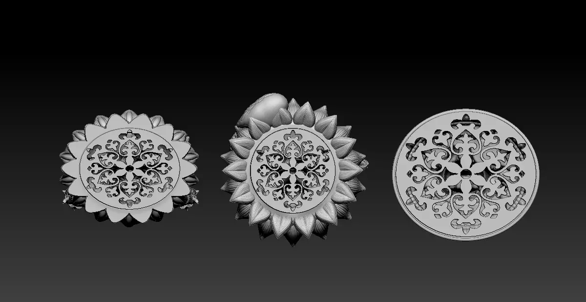 Laxmi Ganesh Saraswati  3D print model 3D print model_19