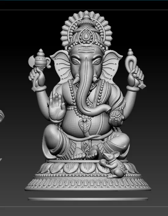 Laxmi Ganesh Saraswati  3D print model 3D print model_5