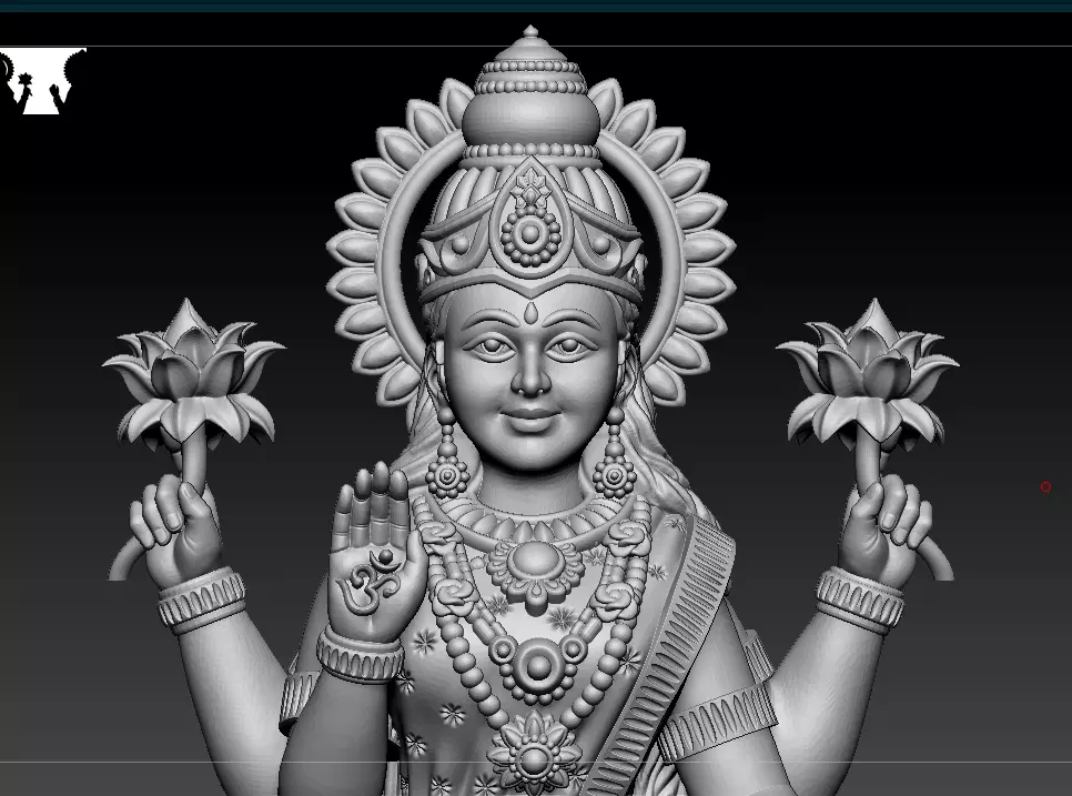 Laxmi Ganesh Saraswati  3D print model 3D print model_17