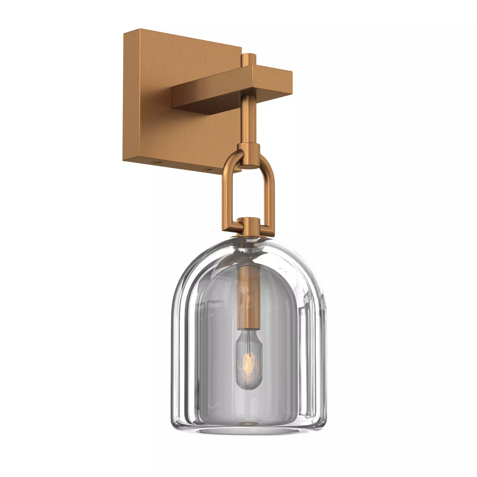 Botanist Cloche Sconce 3D model_1