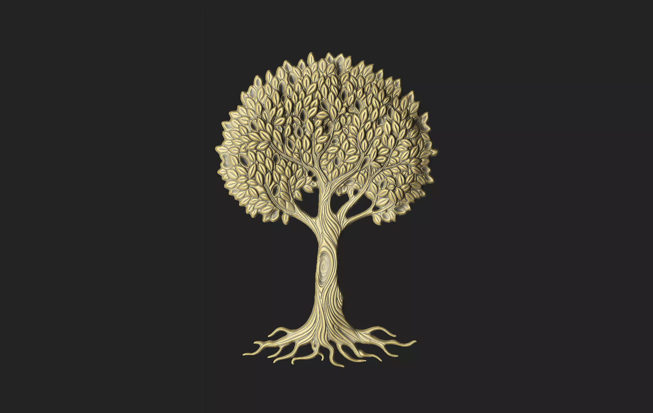 tree of life v3 leave plant branch forest grass 3D print model_3