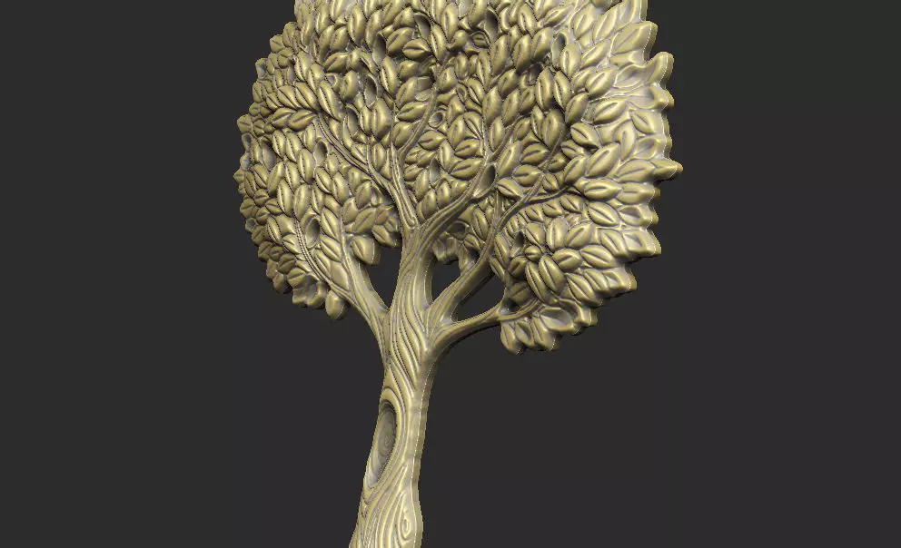 tree of life v3 leave plant branch forest grass 3D print model_1
