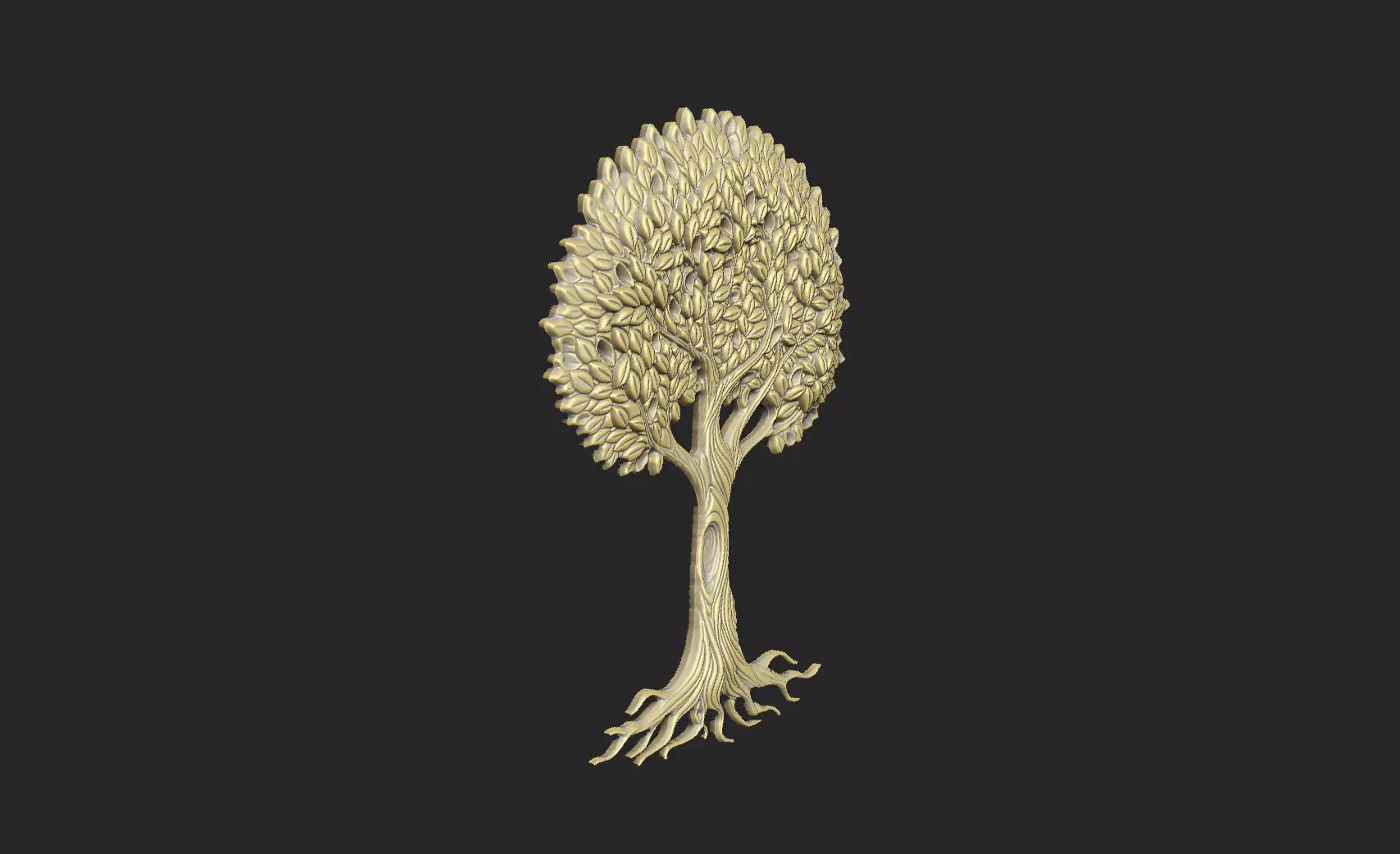 tree of life v3 leave plant branch forest grass 3D print model_4