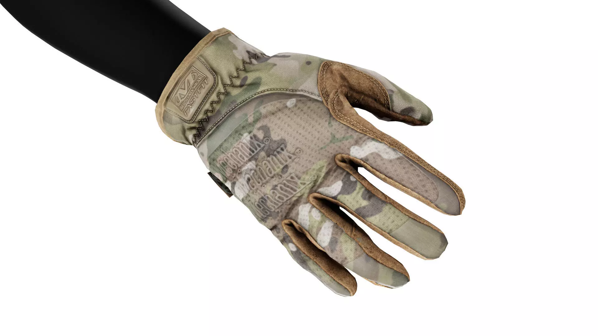 MECHANIX FASTFIT GLOVES Low-poly 3D model_4