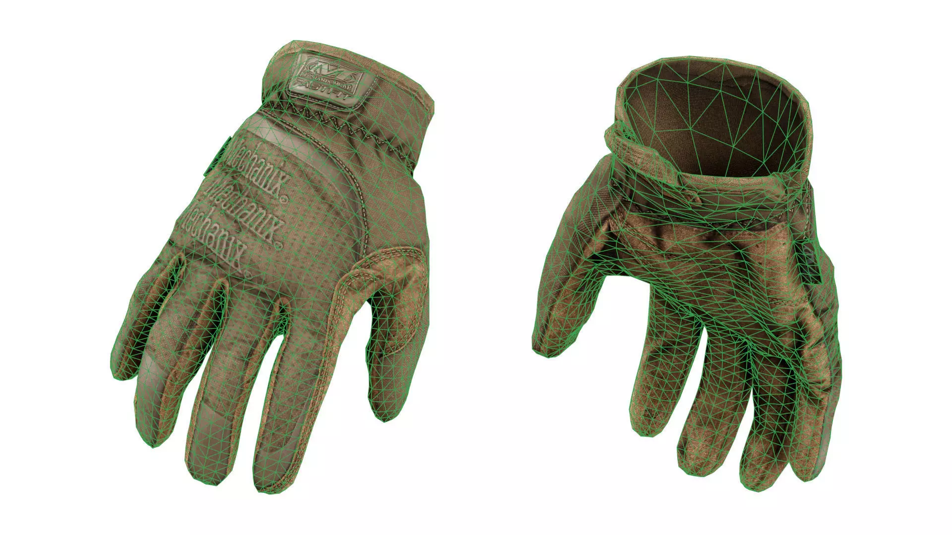 MECHANIX FASTFIT GLOVES Low-poly 3D model_7