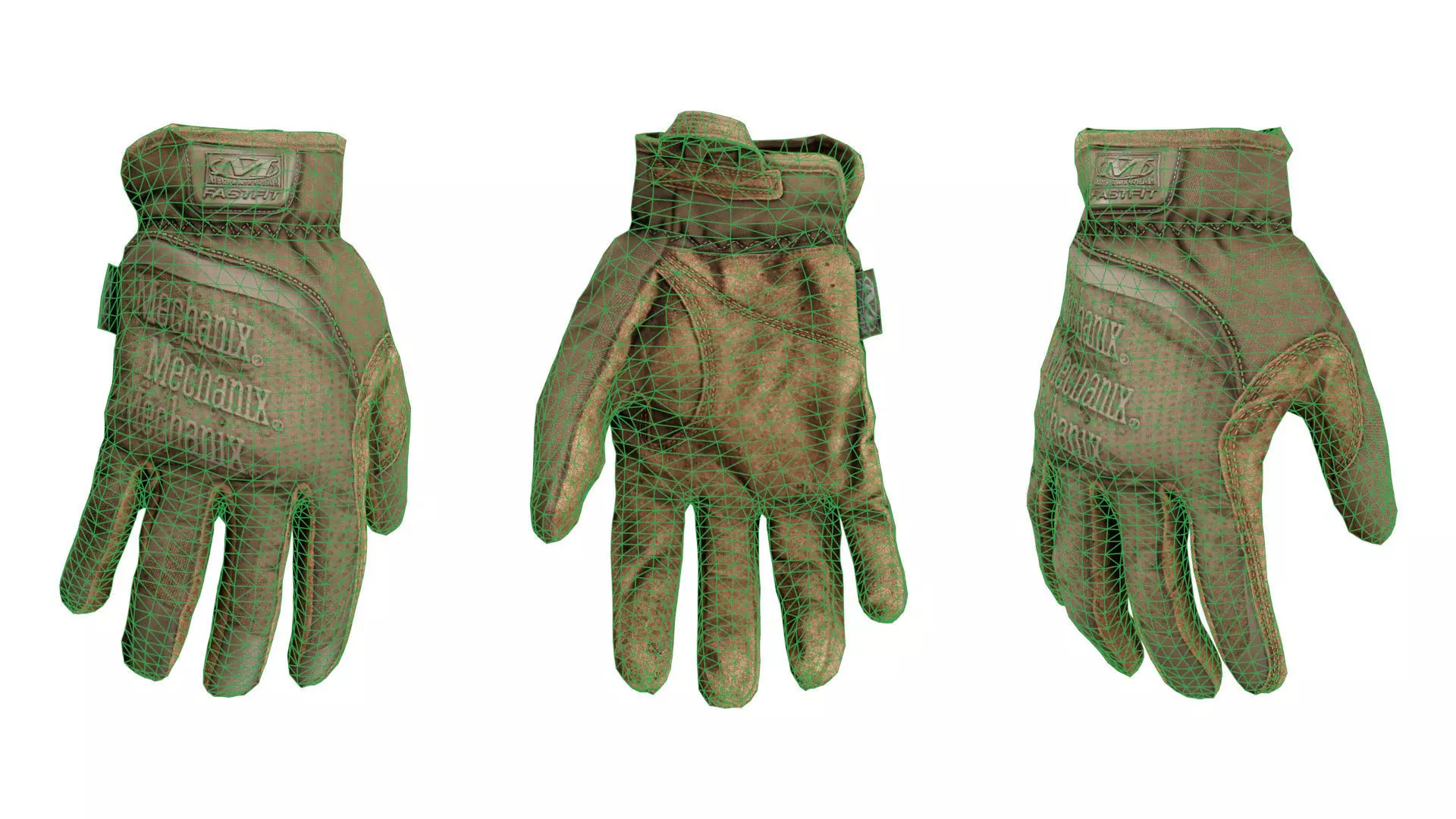 MECHANIX FASTFIT GLOVES Low-poly 3D model_6