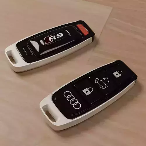 Audi RS Key High Poly 3D 