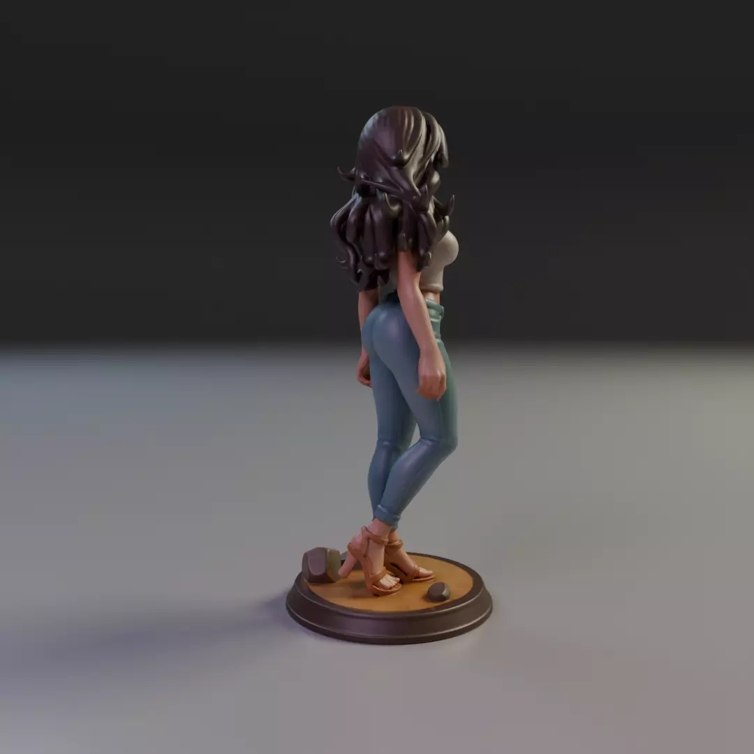 pin-up  3D print model_14