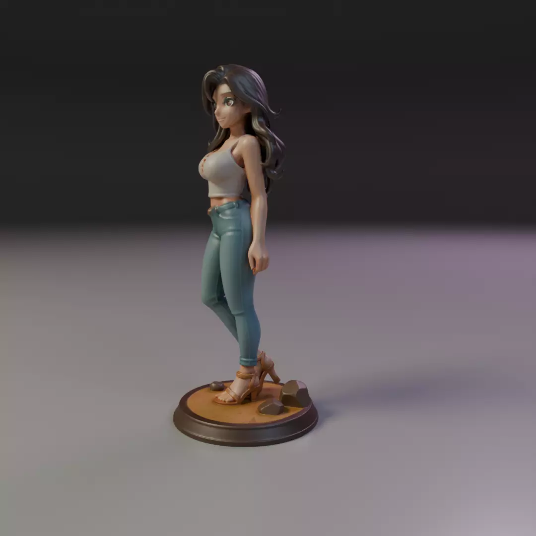 pin-up  3D print model_10