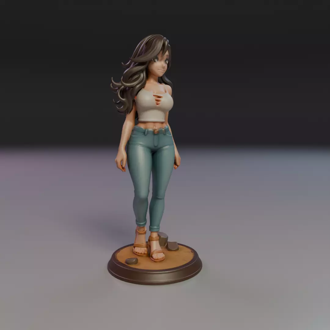 pin-up  3D print model_12