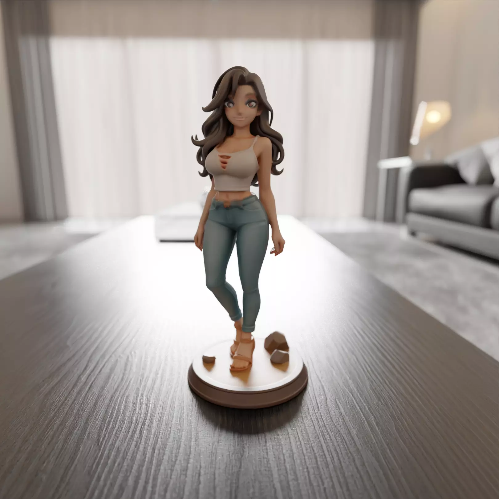 pin-up  3D print model_0