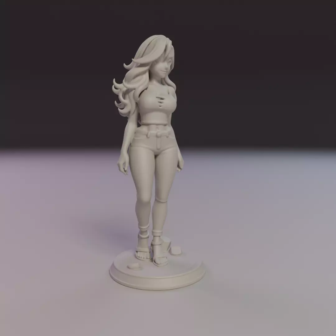 pin-up  3D print model_11