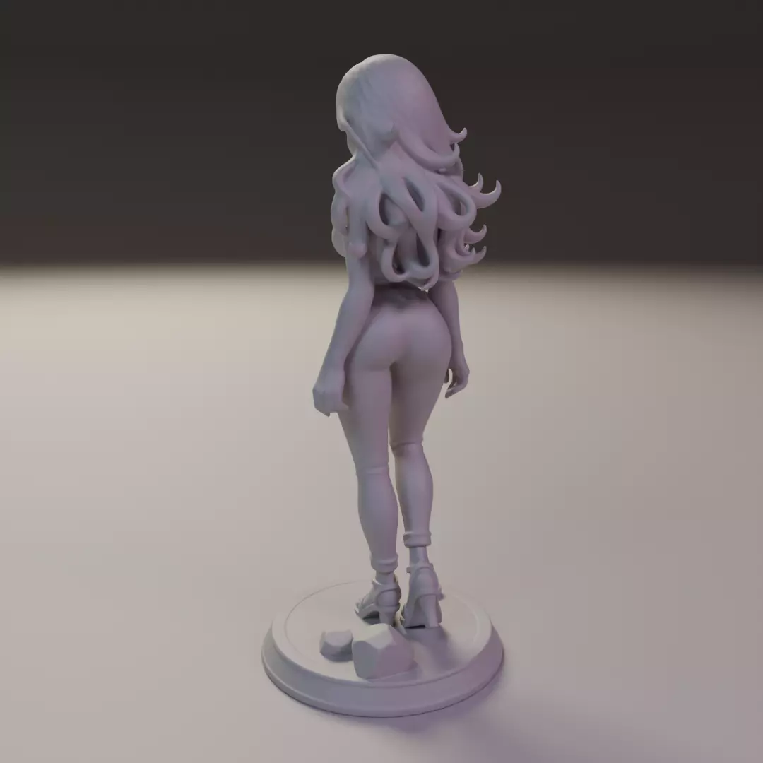 pin-up  3D print model_7