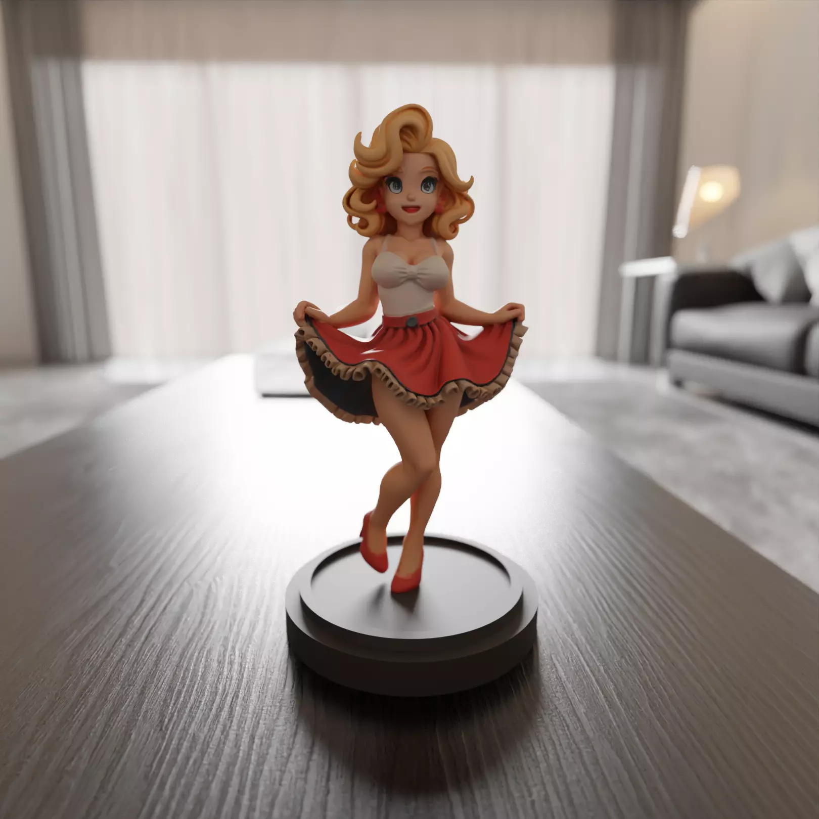 pin-up 3D print model_0