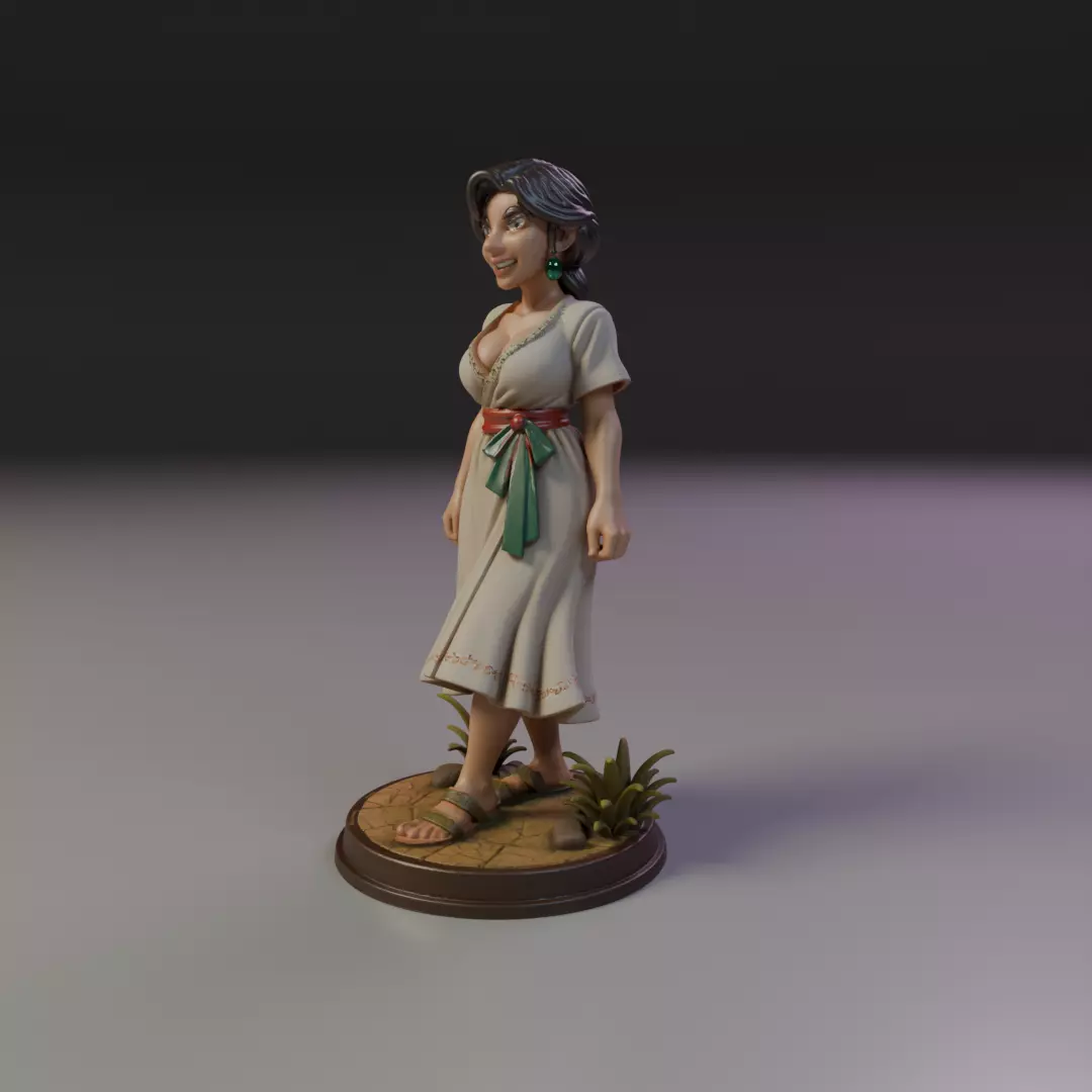 pin-up 3D print model_9