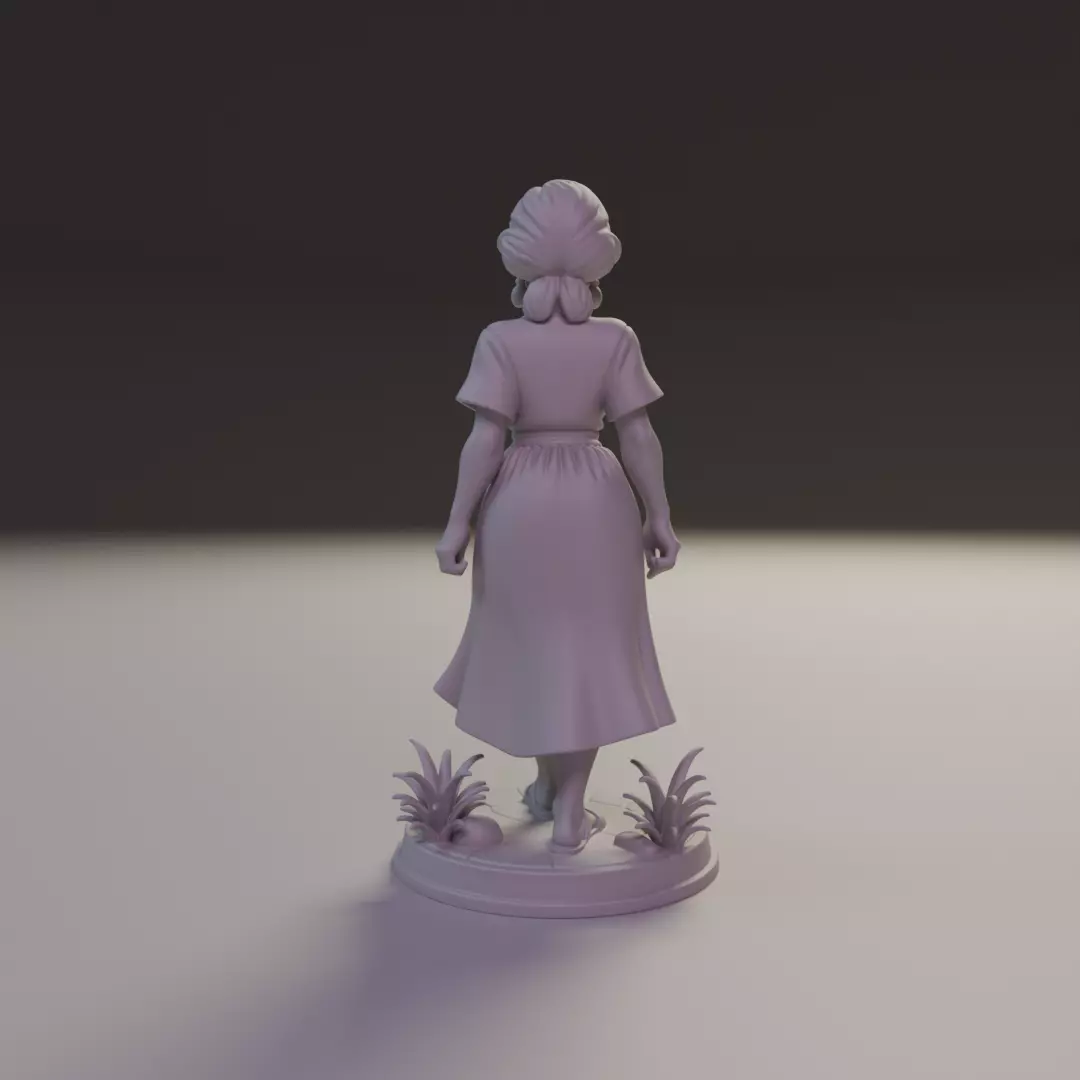 pin-up 3D print model_6