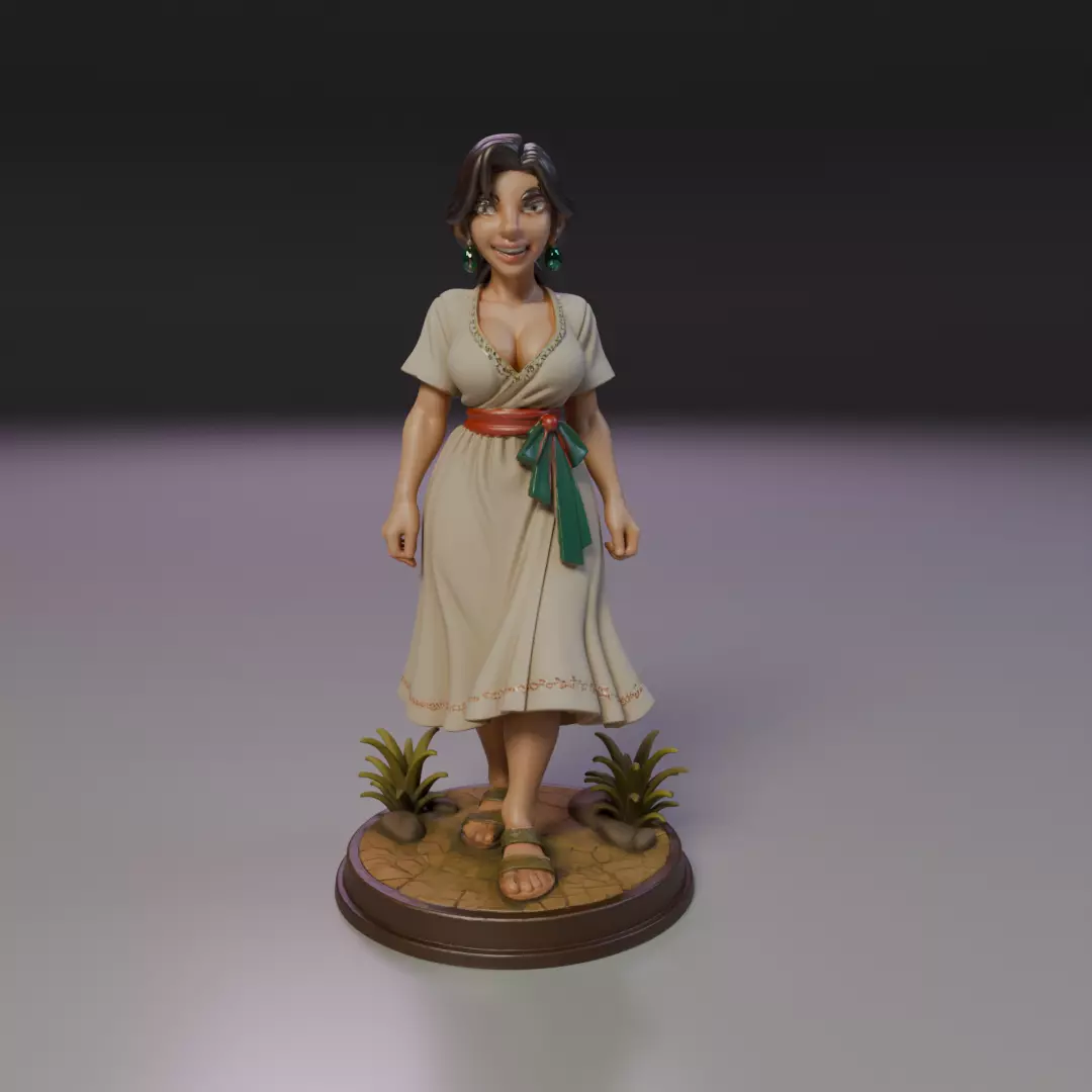 pin-up 3D print model_15