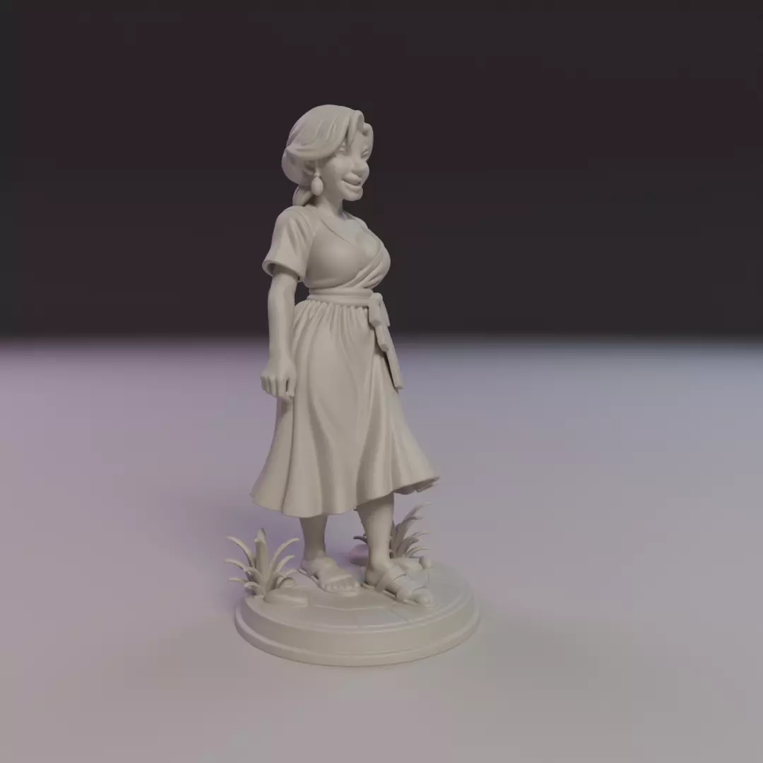 pin-up 3D print model_12