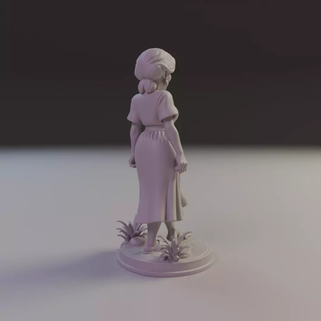 pin-up 3D print model_14