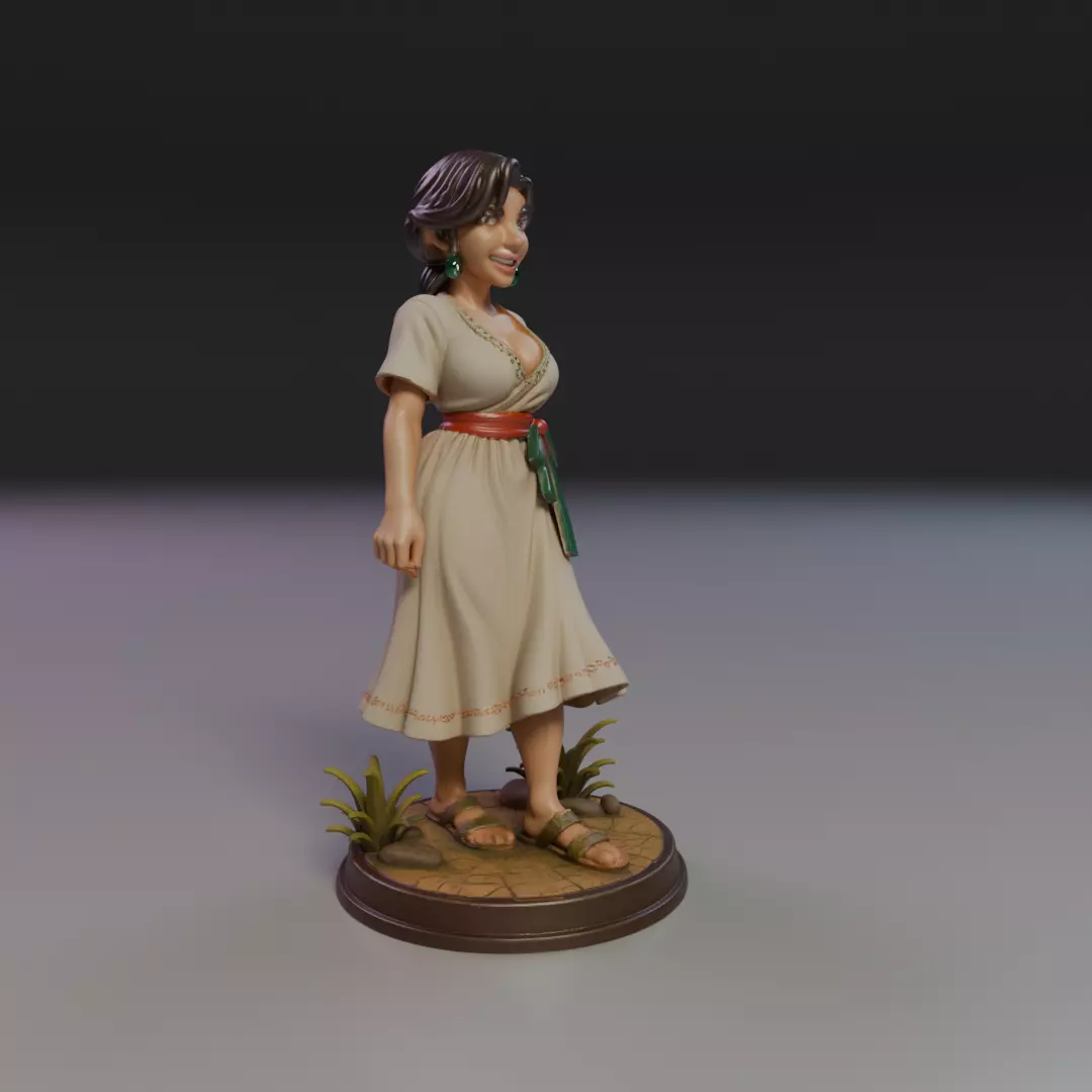 pin-up 3D print model_11