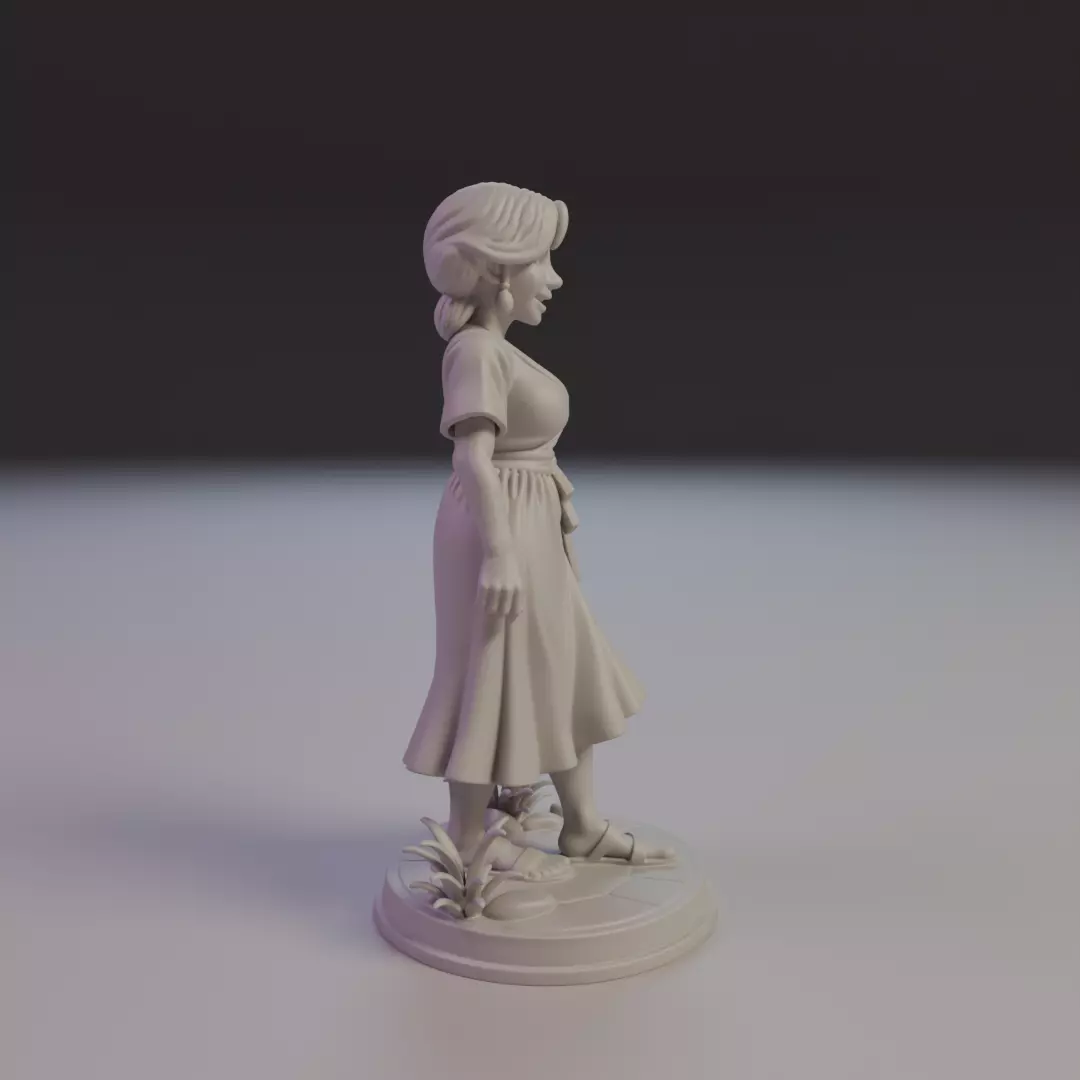 pin-up 3D print model_2