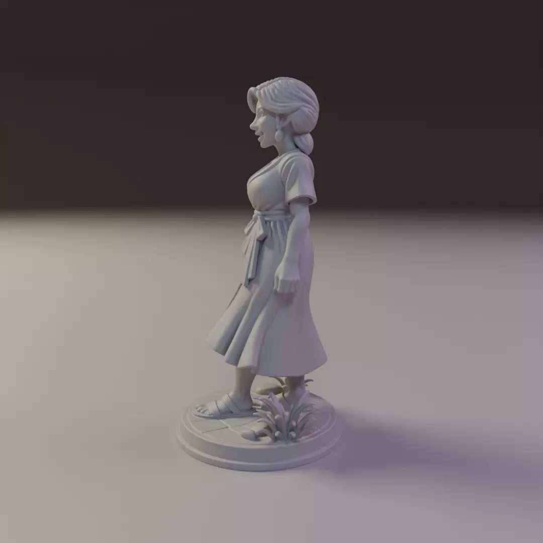 pin-up 3D print model_4