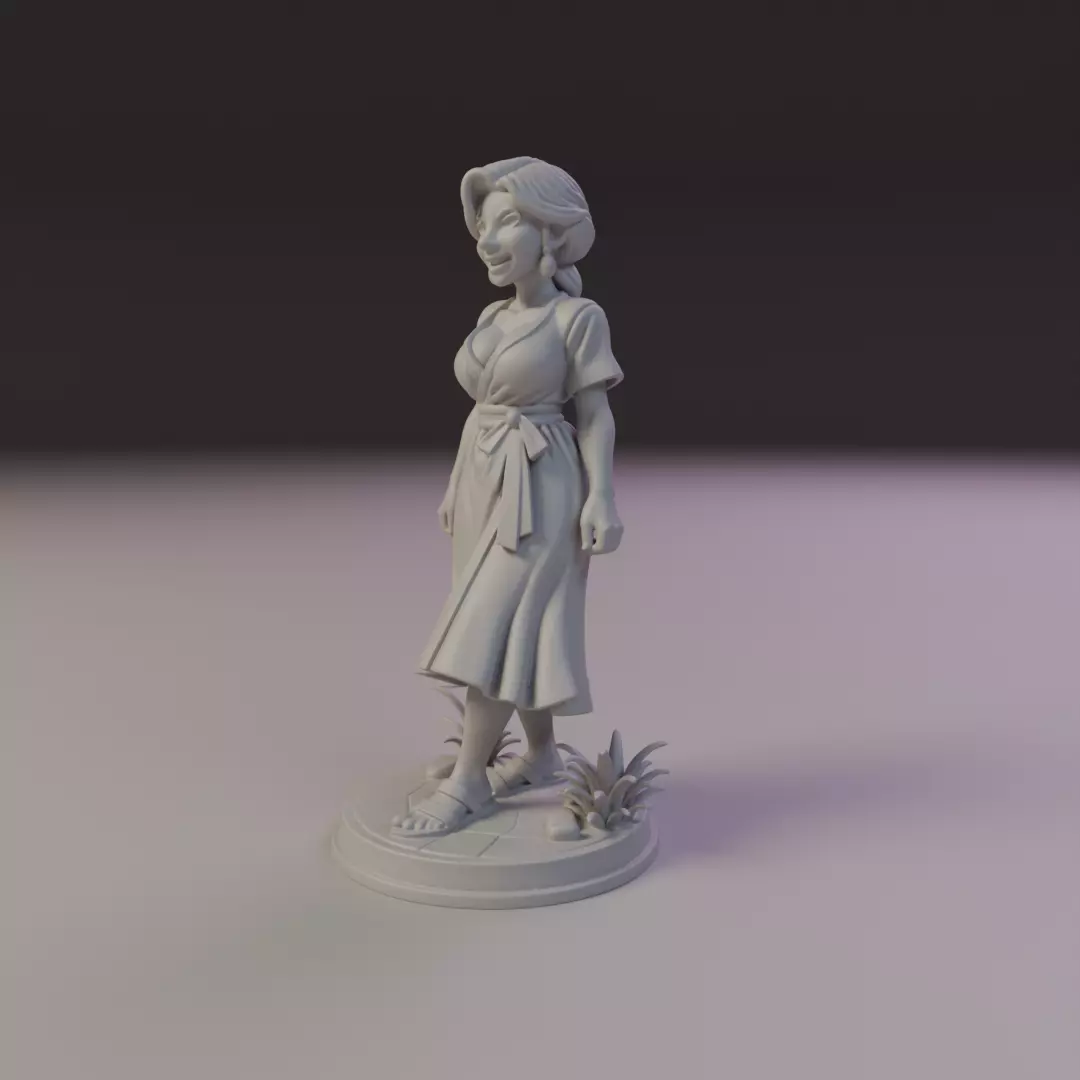 pin-up 3D print model_10