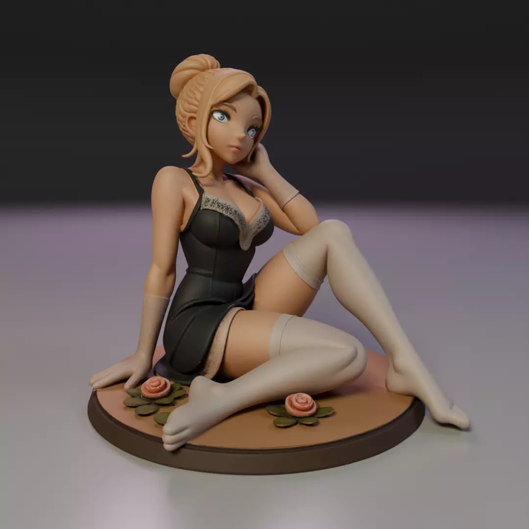 pin-up 3D print model_15