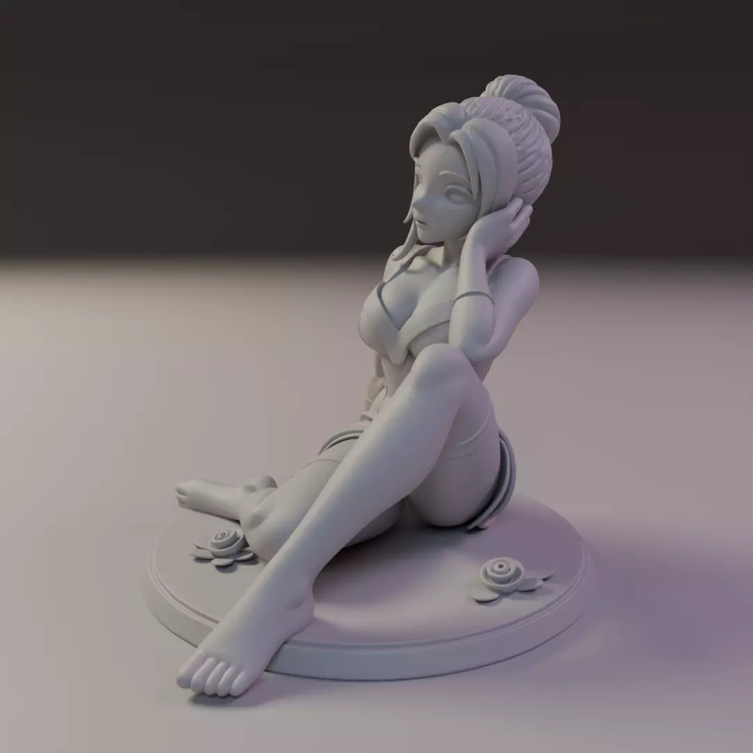 pin-up 3D print model_4