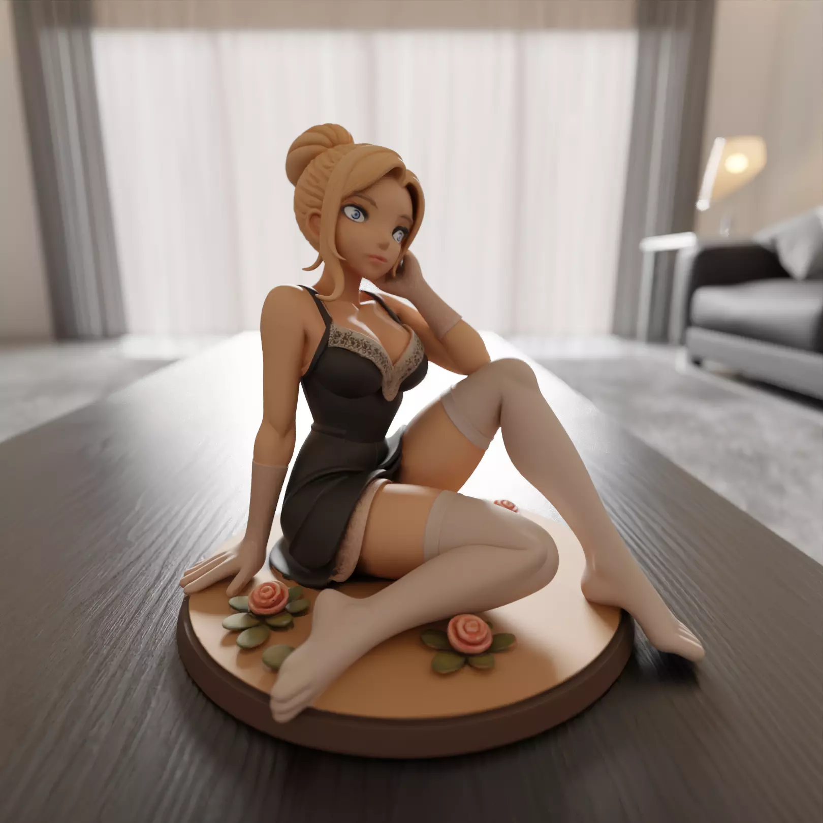 pin-up 3D print model_0