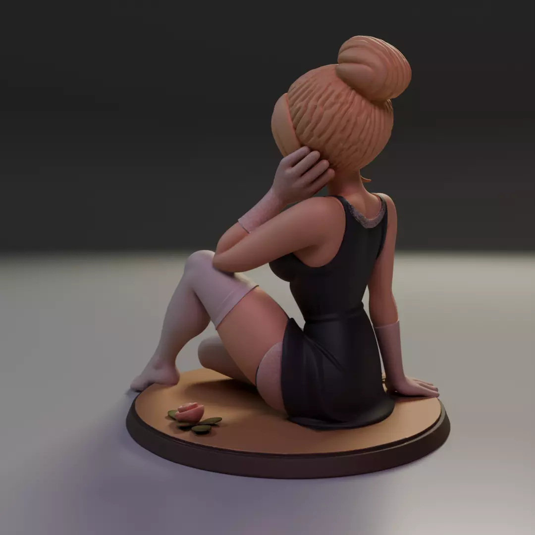 pin-up 3D print model_5