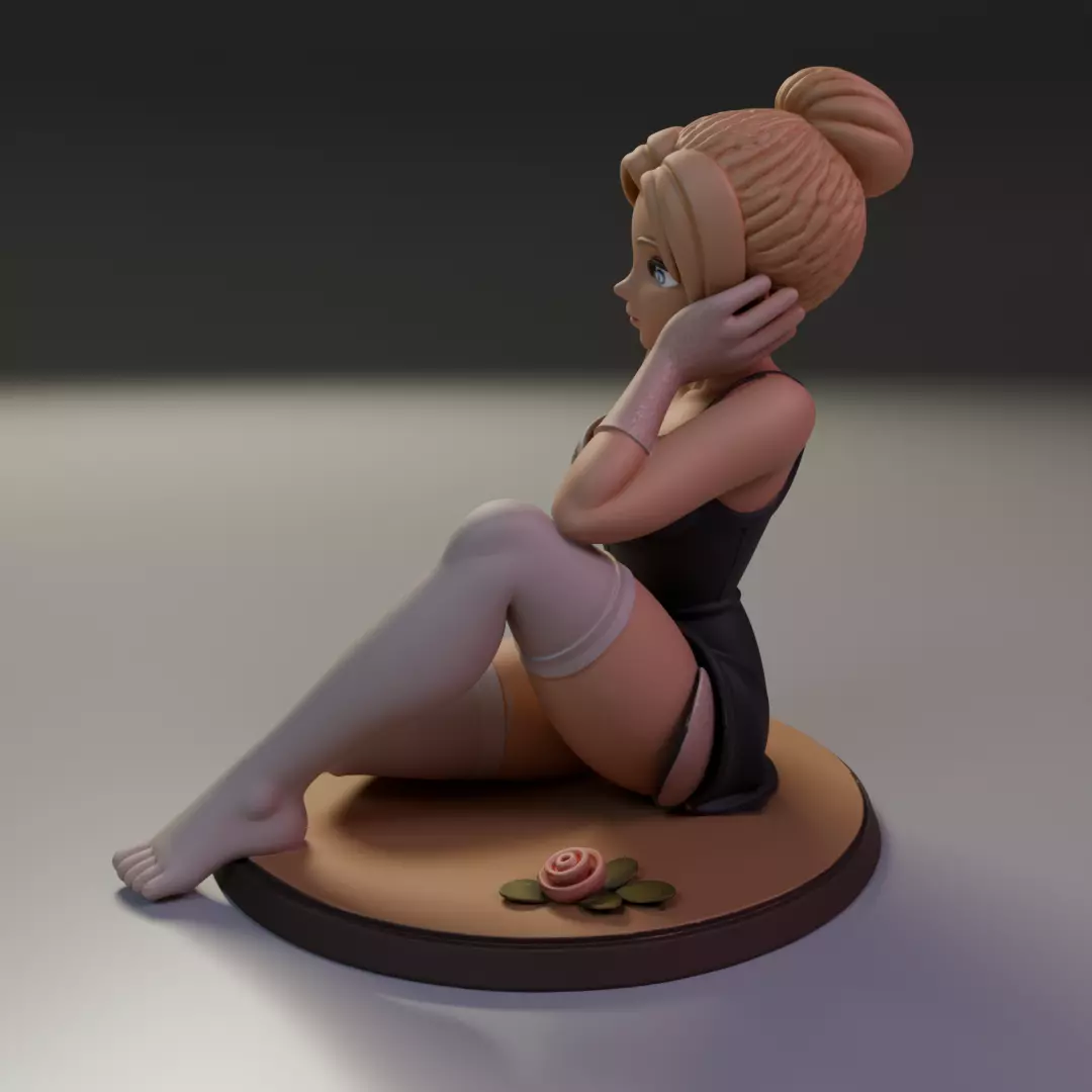 pin-up 3D print model_7