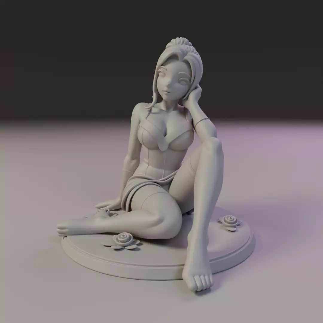 pin-up 3D print model_10