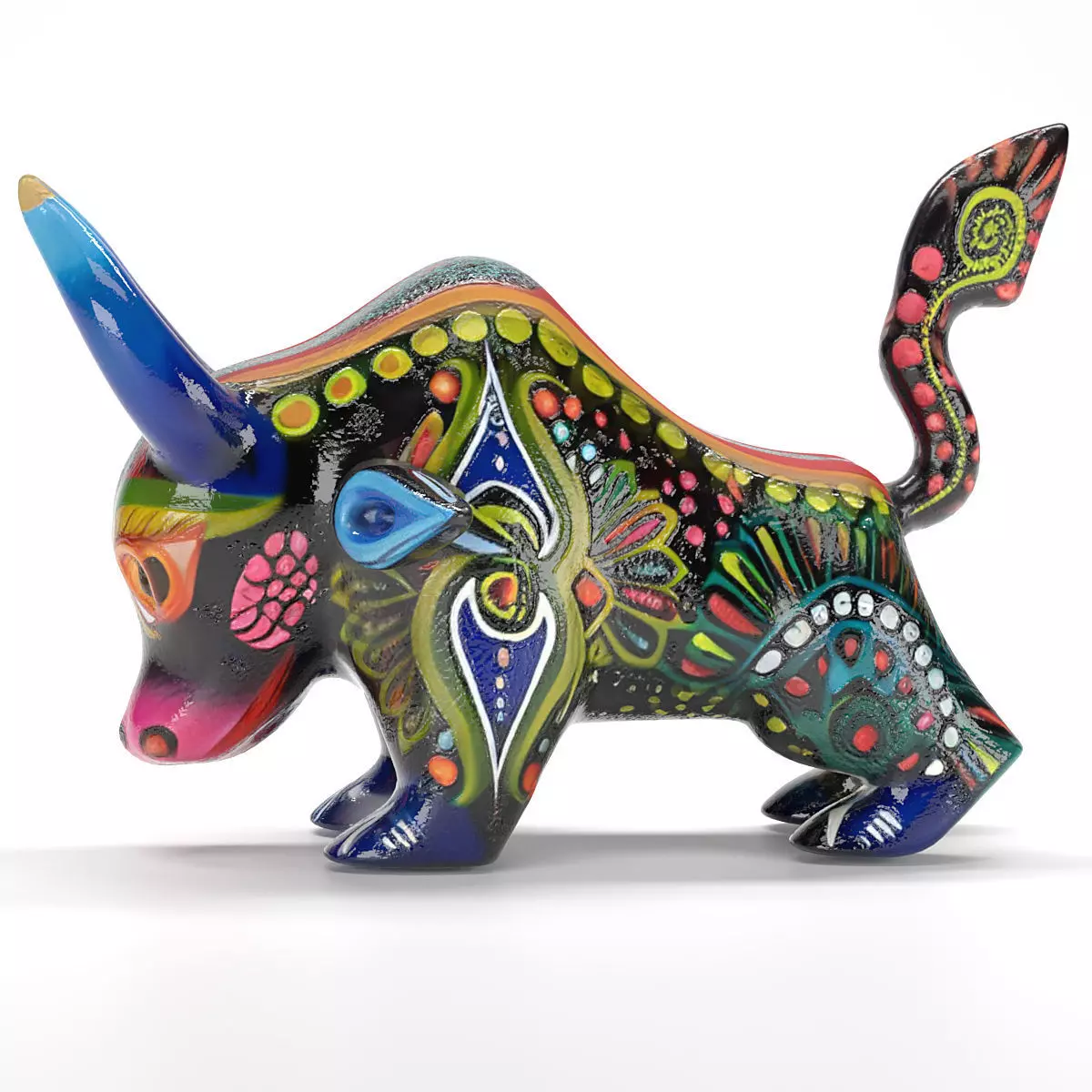 Alebrije bull 03 3D model_3
