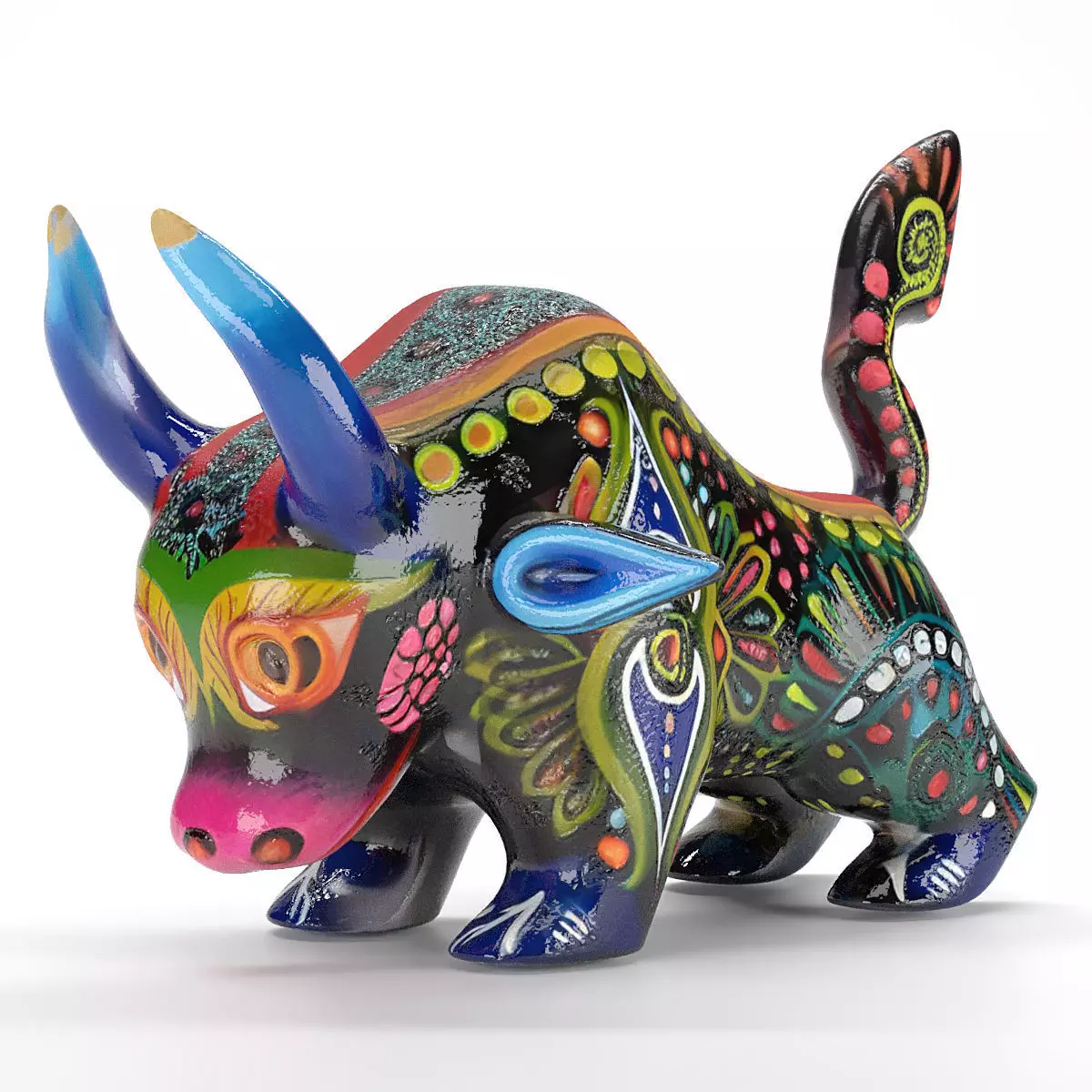 Alebrije bull 03 3D model_0