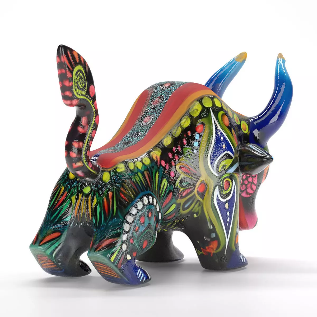 Alebrije bull 03 3D model_2