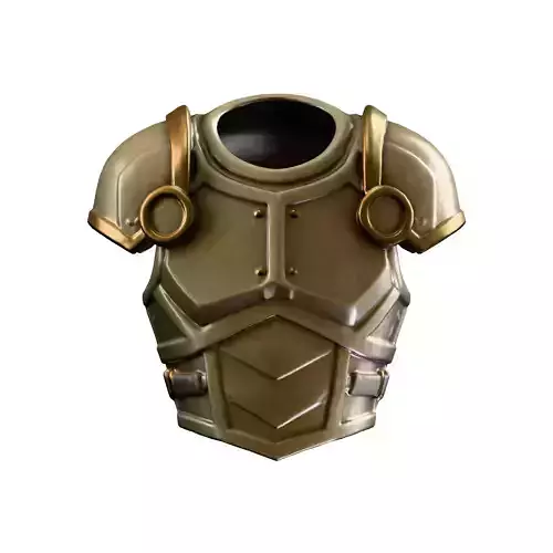 Golden Fantasy Knight Armor