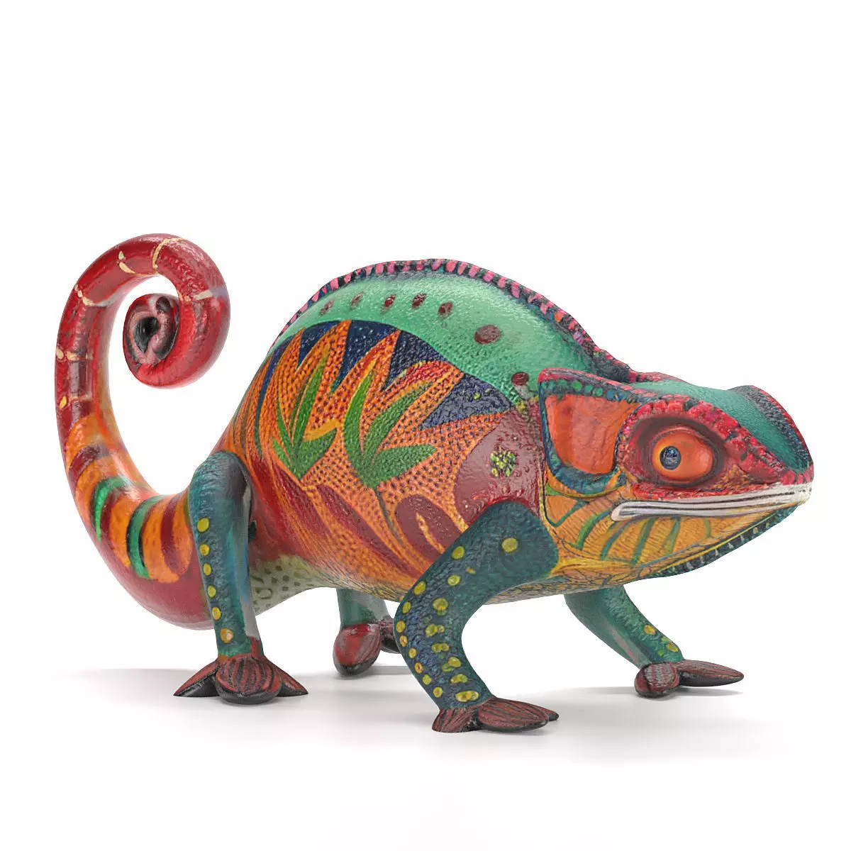 Alebrije Chameleon  3D model_1