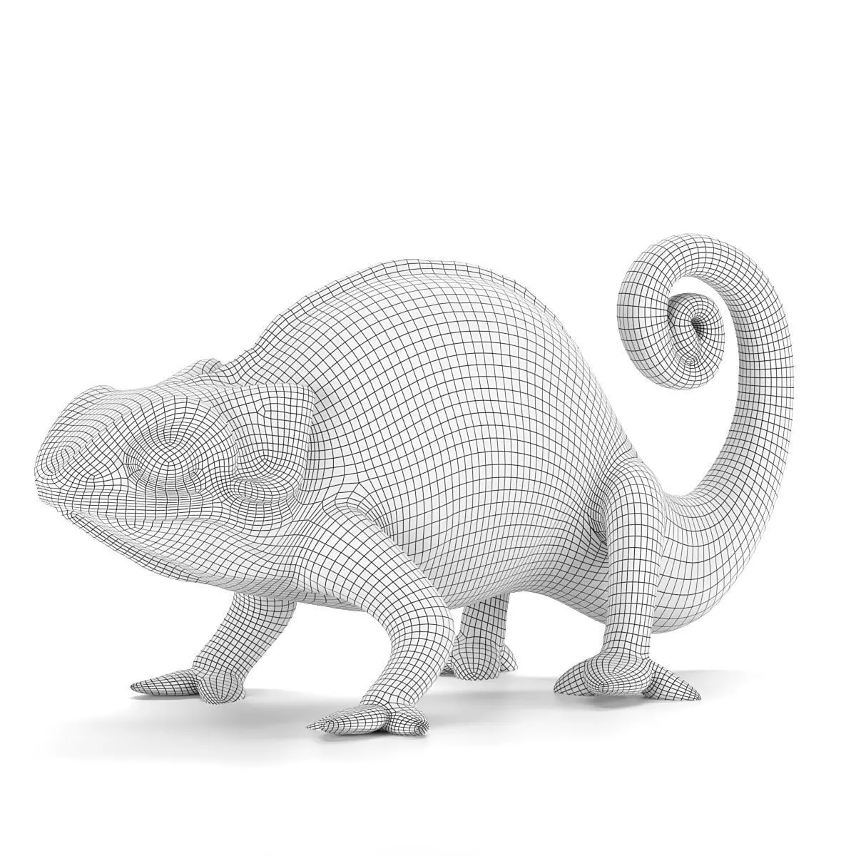 Alebrije Chameleon  3D model_4