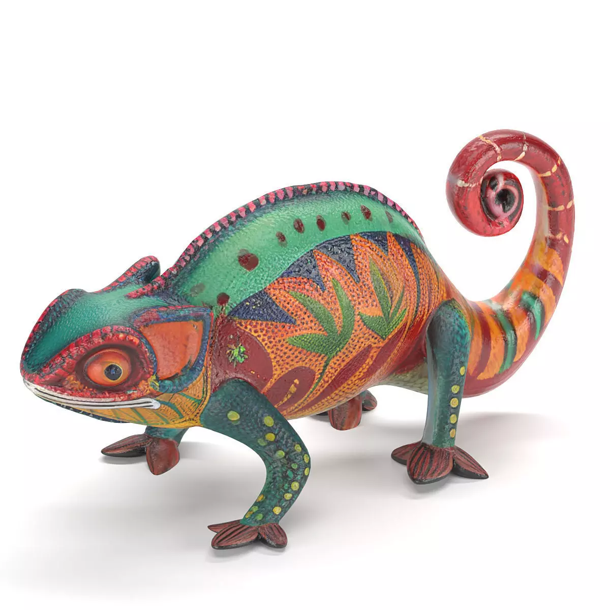 Alebrije Chameleon  3D model_3