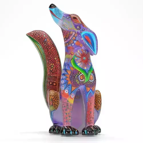 Alebrije coyote 02