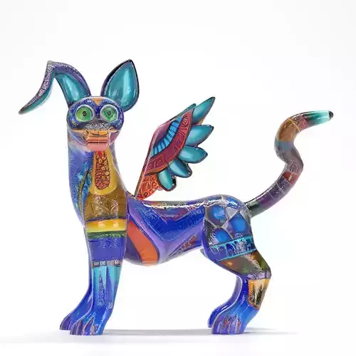 Alebrije dante dog