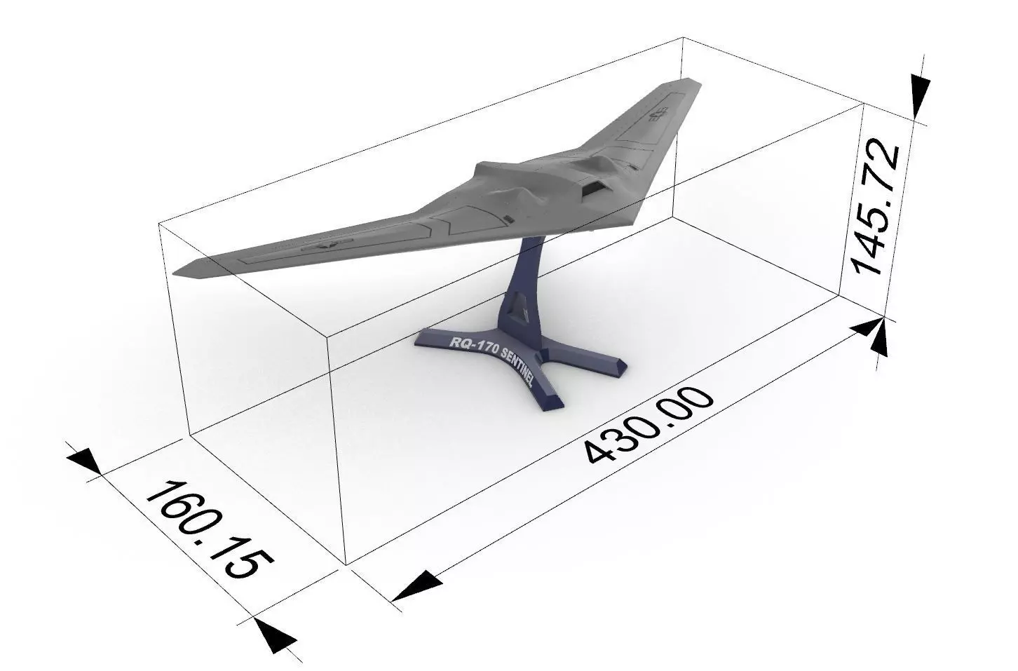 RQ-170-sentinel 3D print model_6