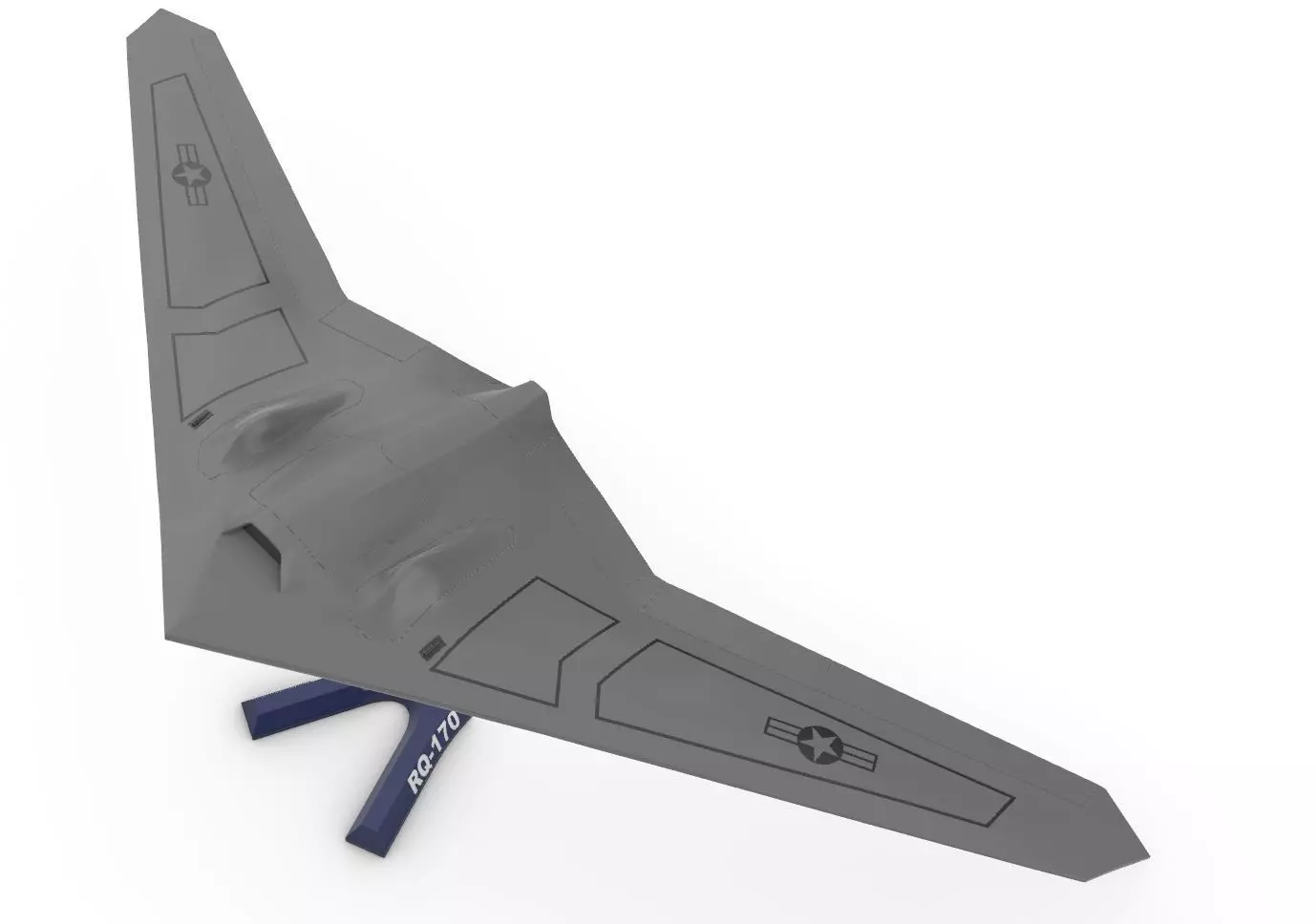 RQ-170-sentinel 3D print model_4