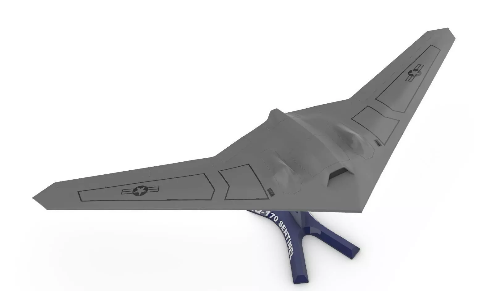 RQ-170-sentinel 3D print model_2