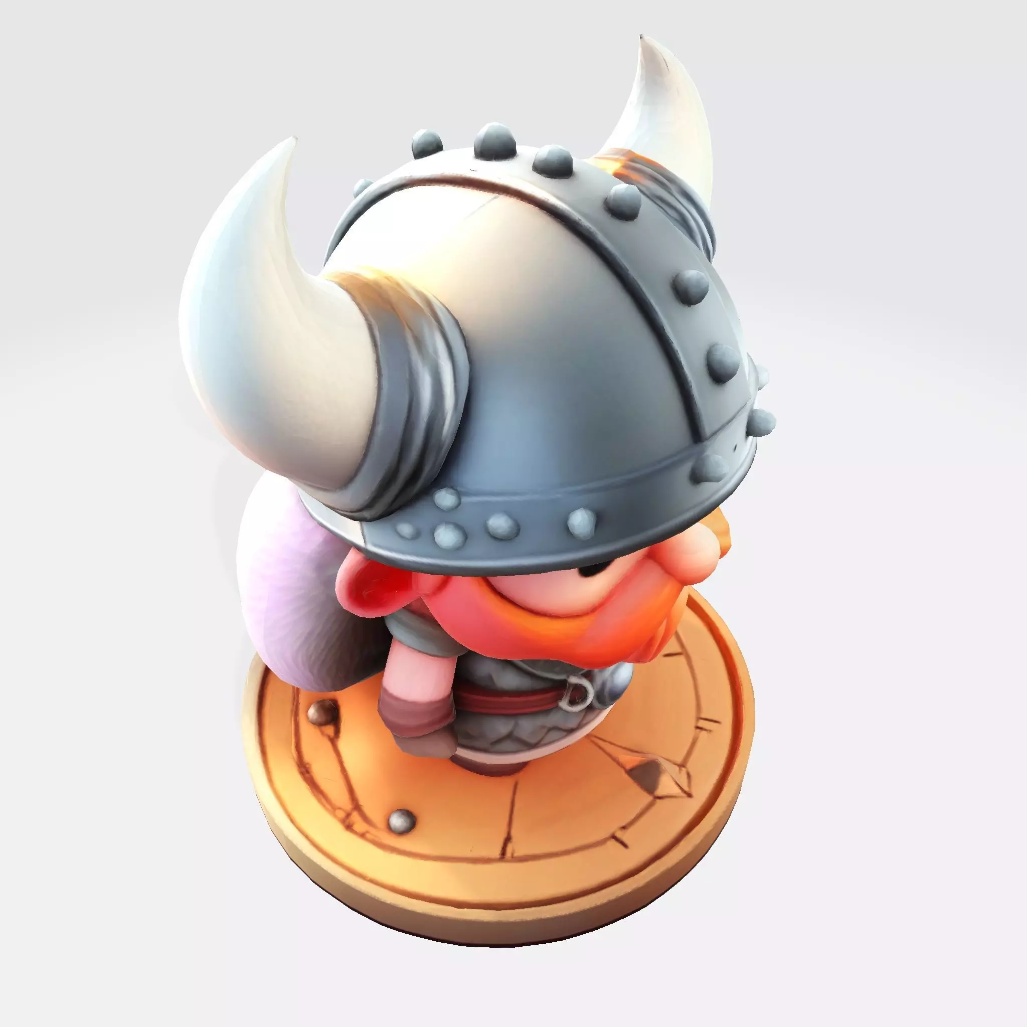 Cute 3D Viking Warrior Character for print 3D print model_5